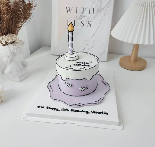 2D Comic Cake in Singapore