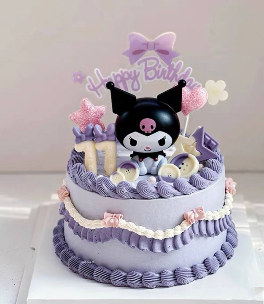 Vintage Purple Kuromi Cake