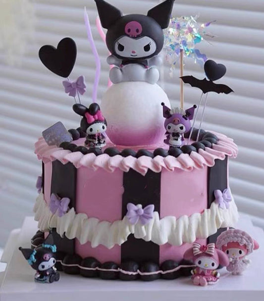 Crystal Purple Kuromi Cake