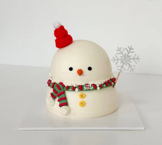 Snowman Christmas Cake