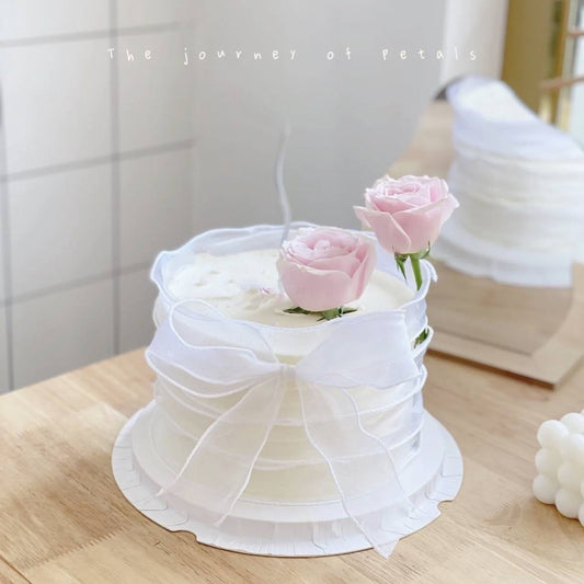 Ribbon Roses Cake