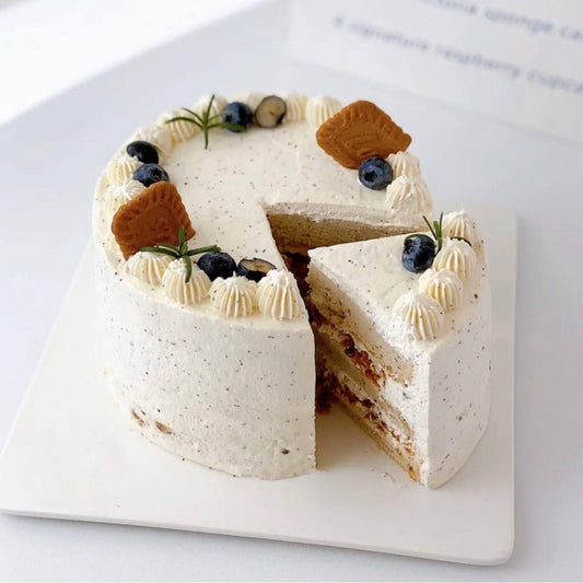 Earl Grey Salted Caramel Cake