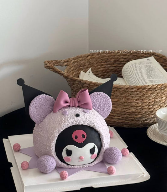 Kuromi Purple 3D Cake