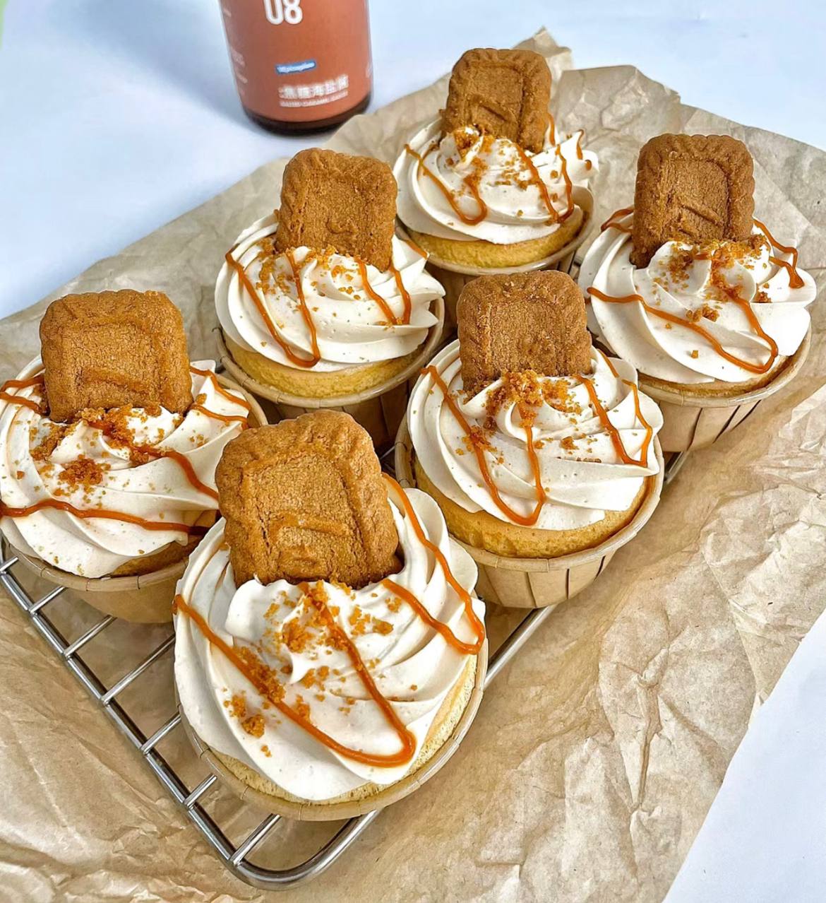 Speculoos Cookie Butter Cupcakes (Box of 12)