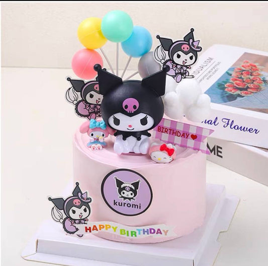 Pink Kuromi Birthday x Balloon Cake