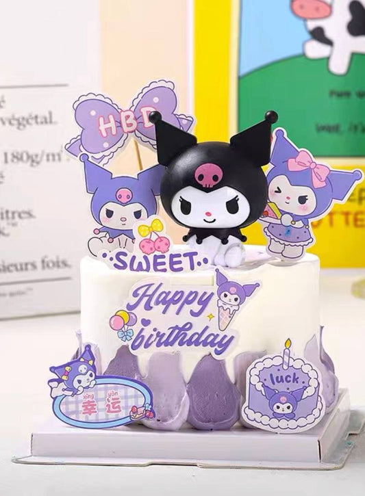 Abstract Violet Kuromi Cake