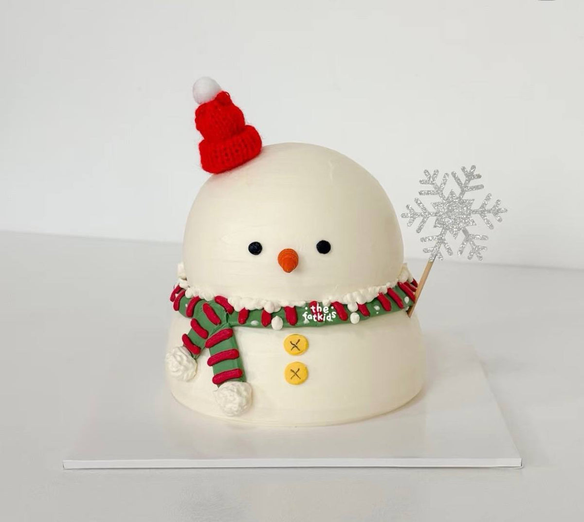 Snowman Christmas Cake