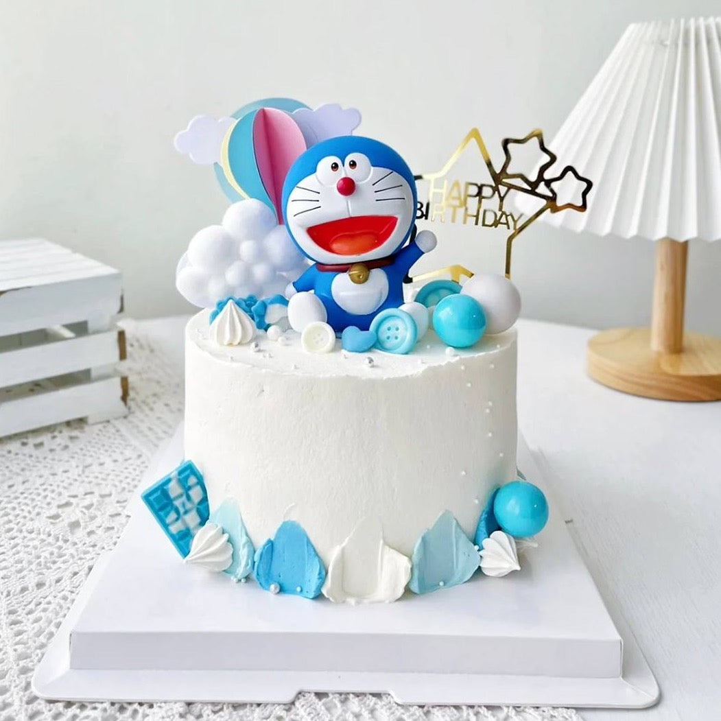 Doraemon x Hot Air Balloon Cake