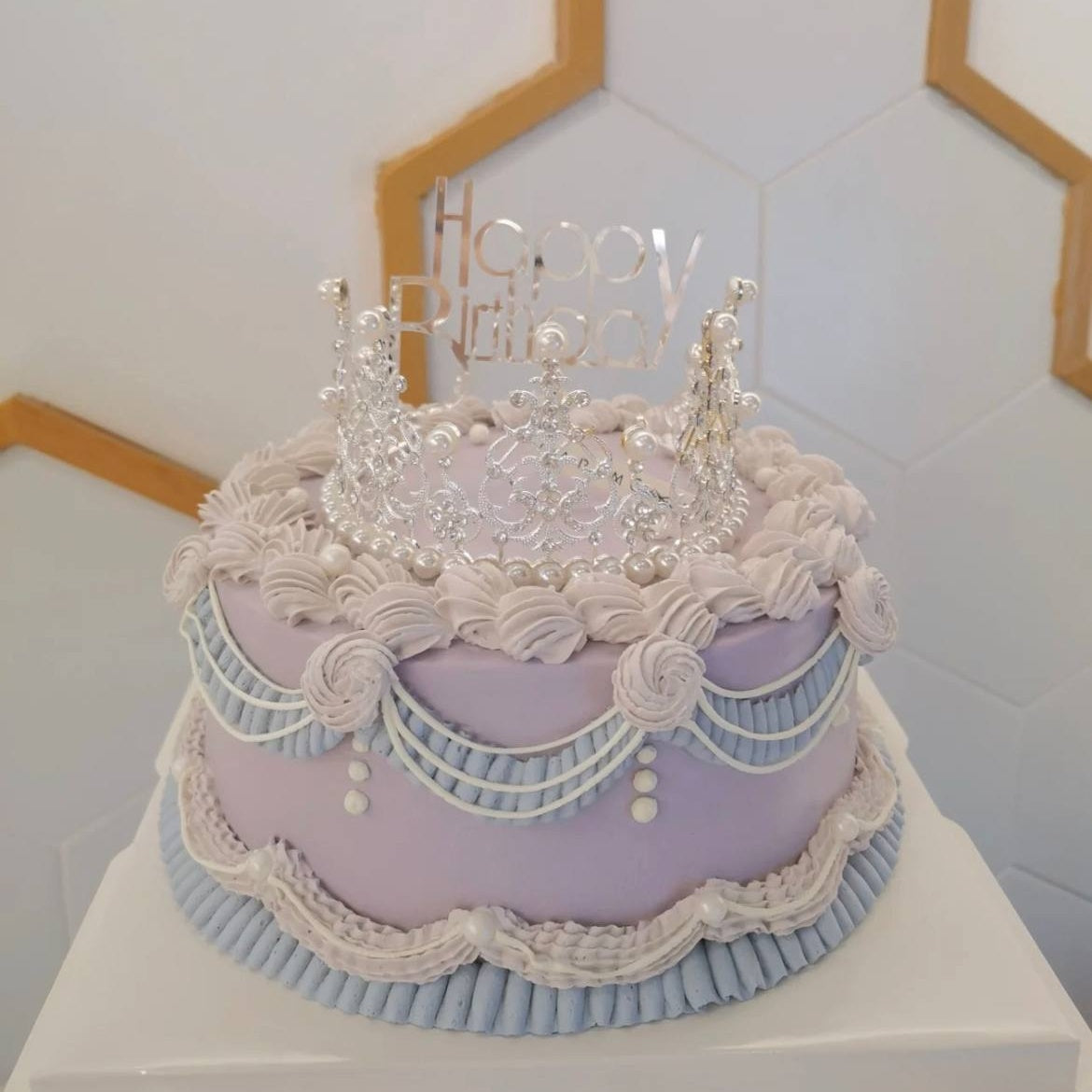 Violet Princess Vintage Korean Cake