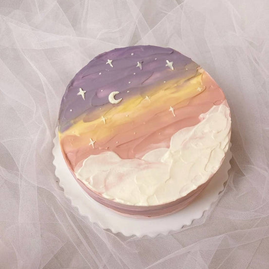 Starry Painted Korean Sky Cake