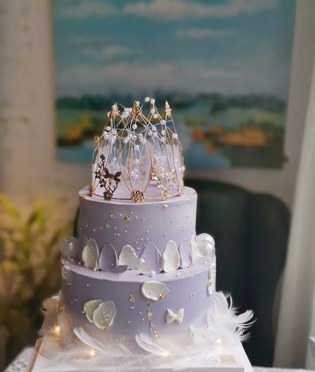 Birthday Cake | Purple Themed Wedding Cake